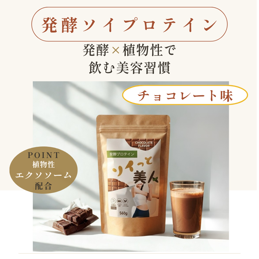 発酵プロテイン ソイっと美人(チョコ味) – ミライセレクト